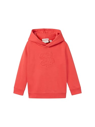 TOM TAILOR Jungen Kinder Hoodie mit Print,36468 - Flaming red, 104/110 TOM TAILOR Jungen Kinder Hoodie mit Print,36468 - Flaming red, 104/110 von TOM TAILOR