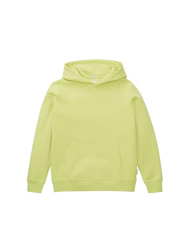 TOM TAILOR Jungen Kinder Hoodie mit Rückenprint, dim lime, 164 von TOM TAILOR