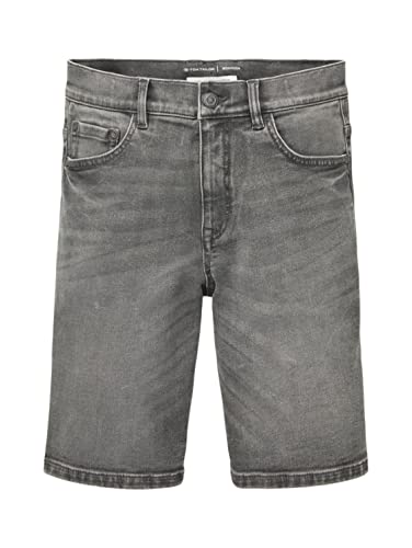 TOM TAILOR Jungen Kinder Jim Fit Jeans Shorts,Grau,128 von TOM TAILOR