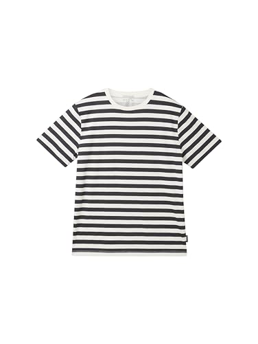 TOM TAILOR Jungen Kinder Oversized Basic T-Shirt mit Rundhalsausschnitt,15159 - Foggy Blue, 176 von TOM TAILOR