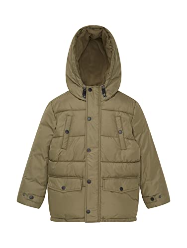 TOM TAILOR Jungen Kinder Parka mit Fütterung 1033350, Grün, 104-110 von TOM TAILOR