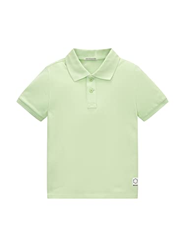 TOM TAILOR Jungen Kinder Poloshirt aus Pique 1037067, Grün, 92-98 von TOM TAILOR