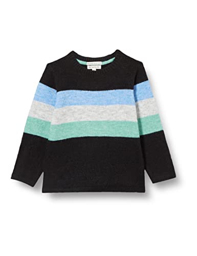 TOM TAILOR Jungen Kinder Pullover mit Blockstreifen 1033333, Grau, 116-122 von TOM TAILOR