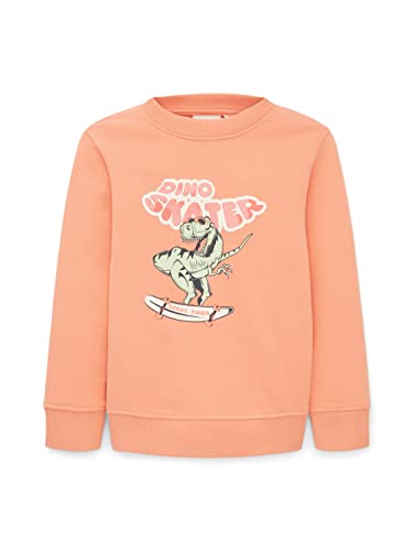 TOM TAILOR Jungen Kinder Sweatshirt mit Print 1035089, Orange, 92-98 von TOM TAILOR