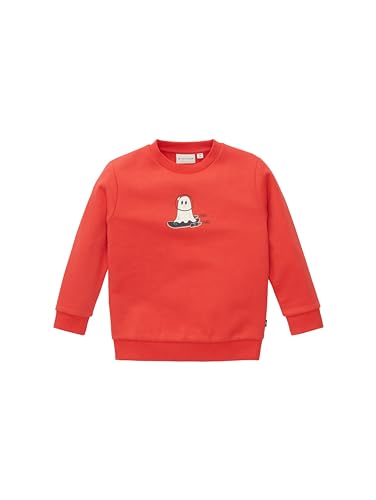 TOM TAILOR Jungen Kinder Sweatshirt mit Special-Print, blossom red, 104/110 von TOM TAILOR