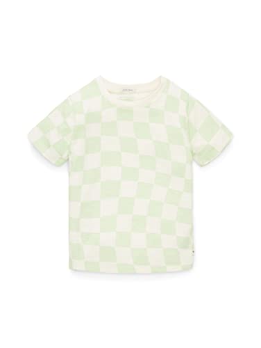 TOM TAILOR Jungen Kinder T-Shirt mit Muster 1035084, Grün, 104-110 von TOM TAILOR