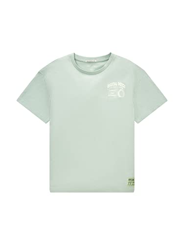 TOM TAILOR Jungen Kinder T-Shirt mit Print 1034994, Grün, 164 von TOM TAILOR