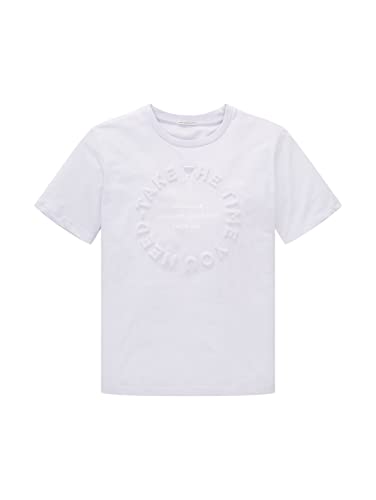 TOM TAILOR Jungen Kinder T-Shirt mit Print 1035897, Lila, 140 von TOM TAILOR