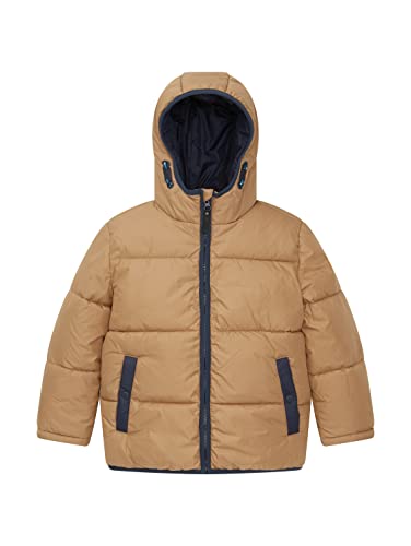 TOM TAILOR Jungen Kinder Winterjacke 1033346, Beige, 92-98 von TOM TAILOR