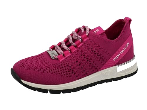 Tom Tailor Jungen Mädchen 3272001 Sneaker, Fuchsia, 32 EU von TOM TAILOR