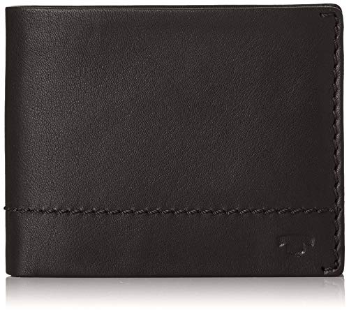TOM TAILOR Kai Herren Geldbörse Querformat RFID Leder Mittelgroß Schwarz von TOM TAILOR