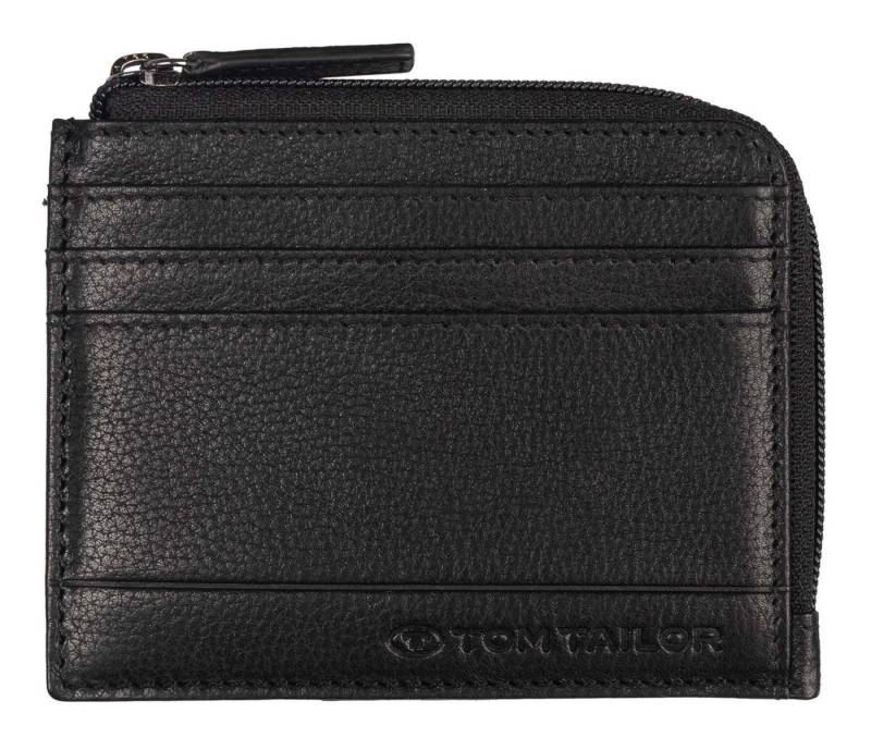 TOM TAILOR Kartenetui Micro Wallet, aus echtem Leder von TOM TAILOR