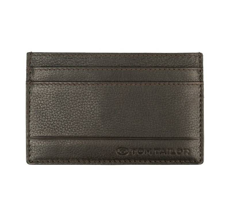 TOM TAILOR Kartenetui Tom Tailor Kartenbörse Kartenetui dunkelbraun, Tag-Fach von TOM TAILOR