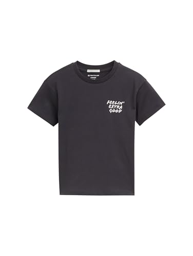 TOM TAILOR Kinder Baggy Fit Parachute Hose, Heavy Black, 152 von TOM TAILOR