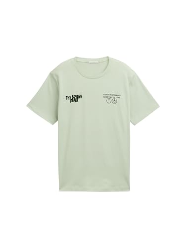 TOM TAILOR Kinder Basic Hoodie Sweatjacke, Soft Foggy Light Blue, 140 von TOM TAILOR