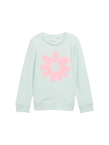 TOM TAILOR Kinder Basic Jeansjacke, mid Stone Bright Blue Denim, 116/122 von TOM TAILOR