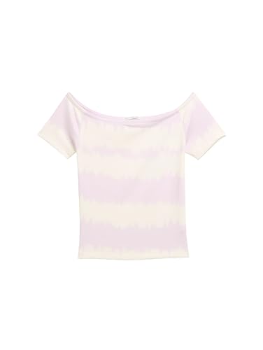 TOM TAILOR Kinder Cropped Strickpullover mit Lochmuster, Fresh Sweet Lime, 152 von TOM TAILOR