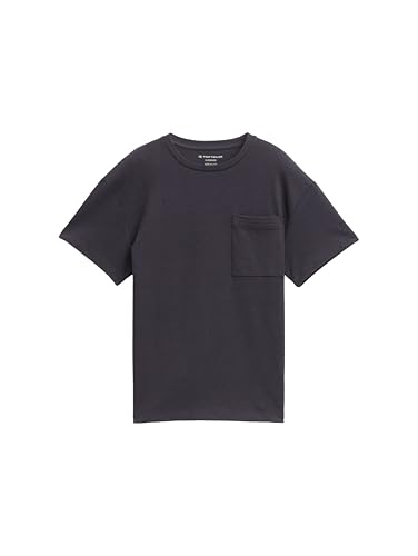 TOM TAILOR Jungen 1046349 T-Shirt, 29476-Coal Grey, 164 von TOM TAILOR