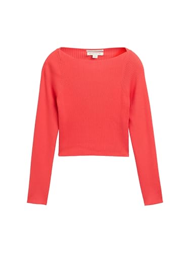 TOM TAILOR Kinder RIPP T-Shirt mit Cut-Outs, Wool White, 140 von TOM TAILOR