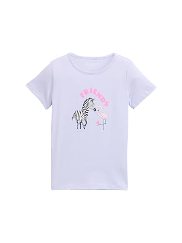 TOM TAILOR Mädchen 1046291 T-Shirt, 35277-Happy Lilac, 116/122 von TOM TAILOR