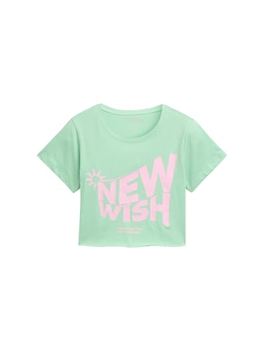 TOM TAILOR Mädchen 1046330 T-Shirt, 38249-Light Garden Green, 176 von TOM TAILOR