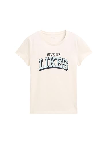 TOM TAILOR Kinder Mini-Jeansrock mit Knopfleiste, Clean Mid Stone Blue Denim, 134 von TOM TAILOR