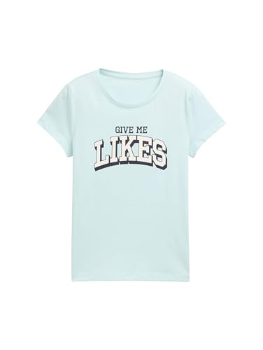 TOM TAILOR Kinder Mini-Jeansrock mit Knopfleiste, Clean Mid Stone Blue Denim, 170 von TOM TAILOR