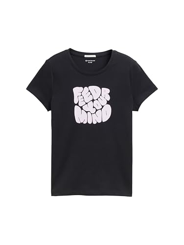 TOM TAILOR Kinder Oversize Hemdbluse mit Streifenmuster, Pale Blue Thin Stripe, 164 von TOM TAILOR