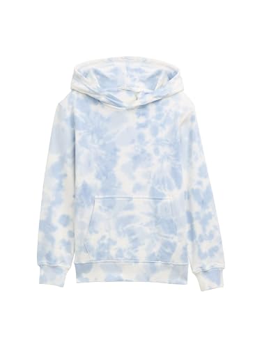 TOM TAILOR Kinder Oversize Hoodie Sweatshirt mit Rückenprint, Pale Spring Lilac, 128 von TOM TAILOR