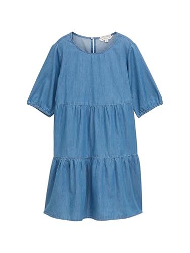 TOM TAILOR Mädchen 1045217 Kleid, 10110 - Blue Denim, 170 EU von TOM TAILOR
