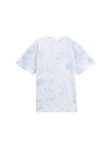 TOM TAILOR Kinder T-Shirt mit Print, Smoked Green, 128 von TOM TAILOR