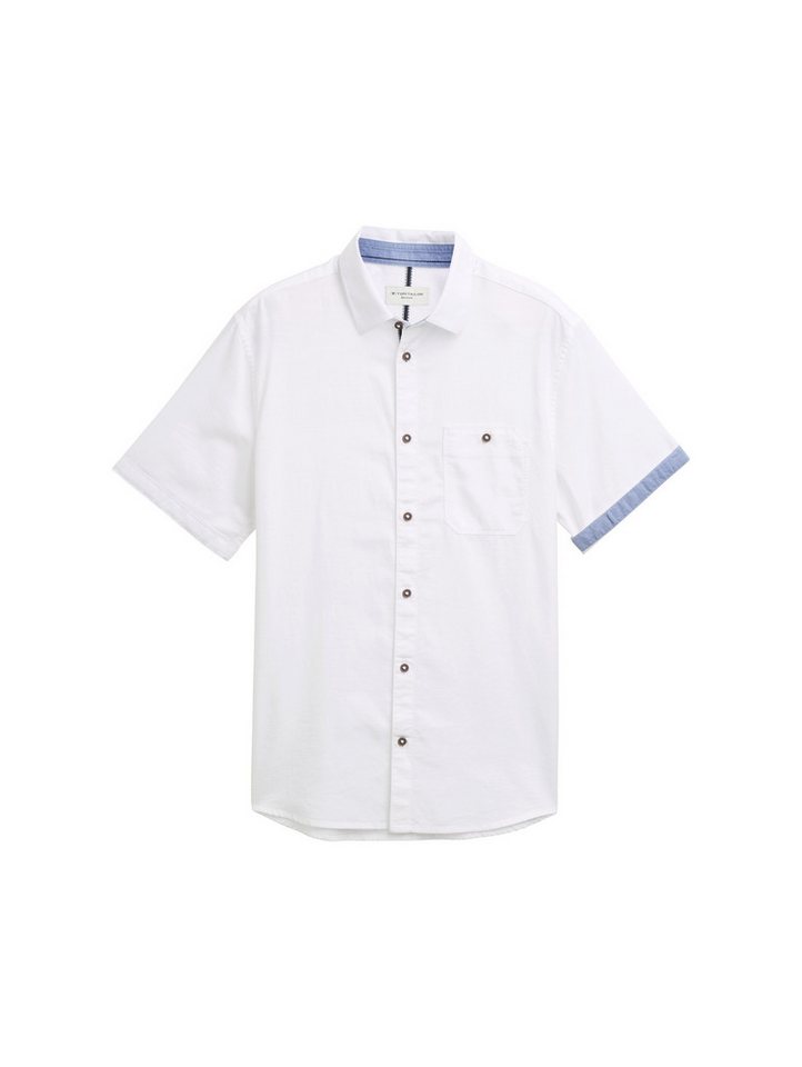 TOM TAILOR Kurzarmhemd Regular Fit Kurzarmhemd mit Brusttasche von TOM TAILOR