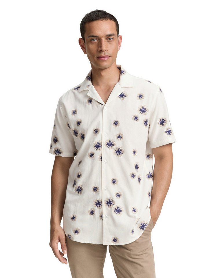 TOM TAILOR Kurzarmhemd mit floralen Prints und Viskose TOM TAILOR Kurzarmhemd mit floralen Prints und Viskose von TOM TAILOR