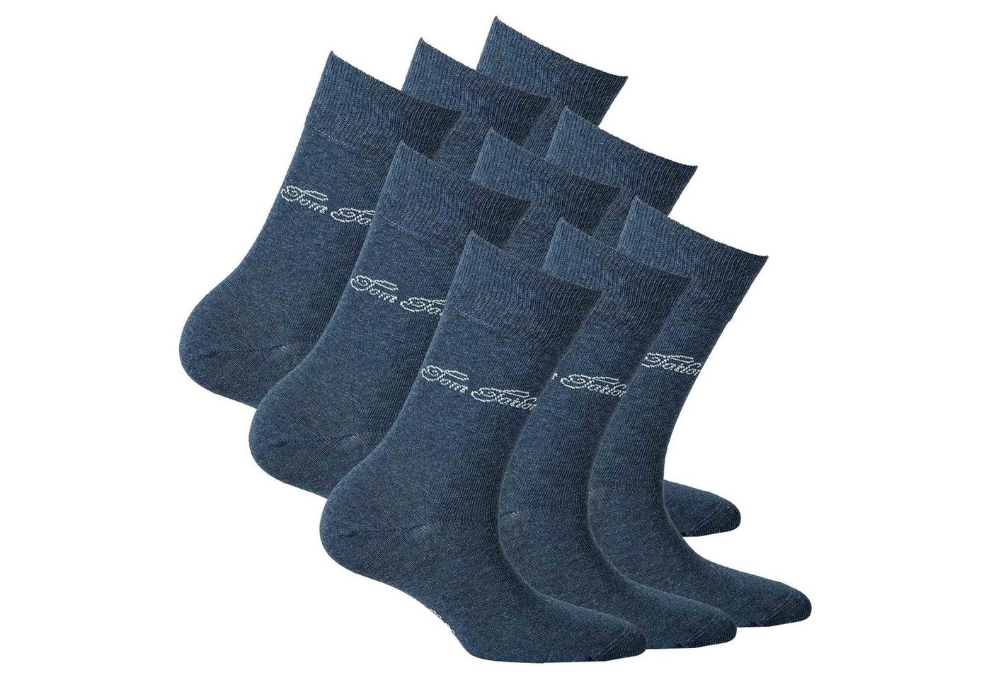 TOM TAILOR Kurzsocken 9er Pack Herren Socken - Basic, einfarbig von TOM TAILOR