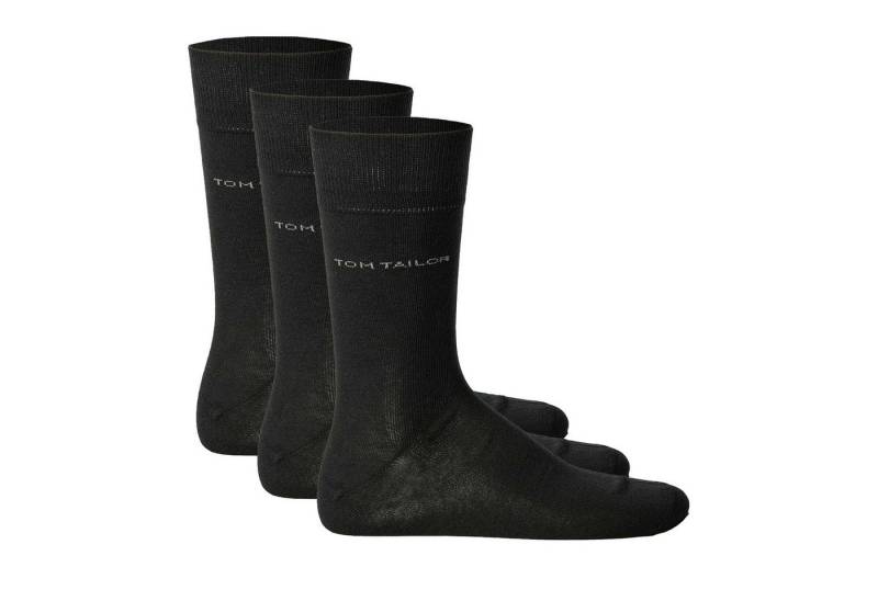 TOM TAILOR Kurzsocken Herren Socken 3er Pack Baumwolle (Packung, 3er Pack) von TOM TAILOR