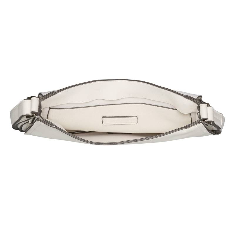 TOM TAILOR - LARICIA, Flap bag M no zip, white white von TOM TAILOR