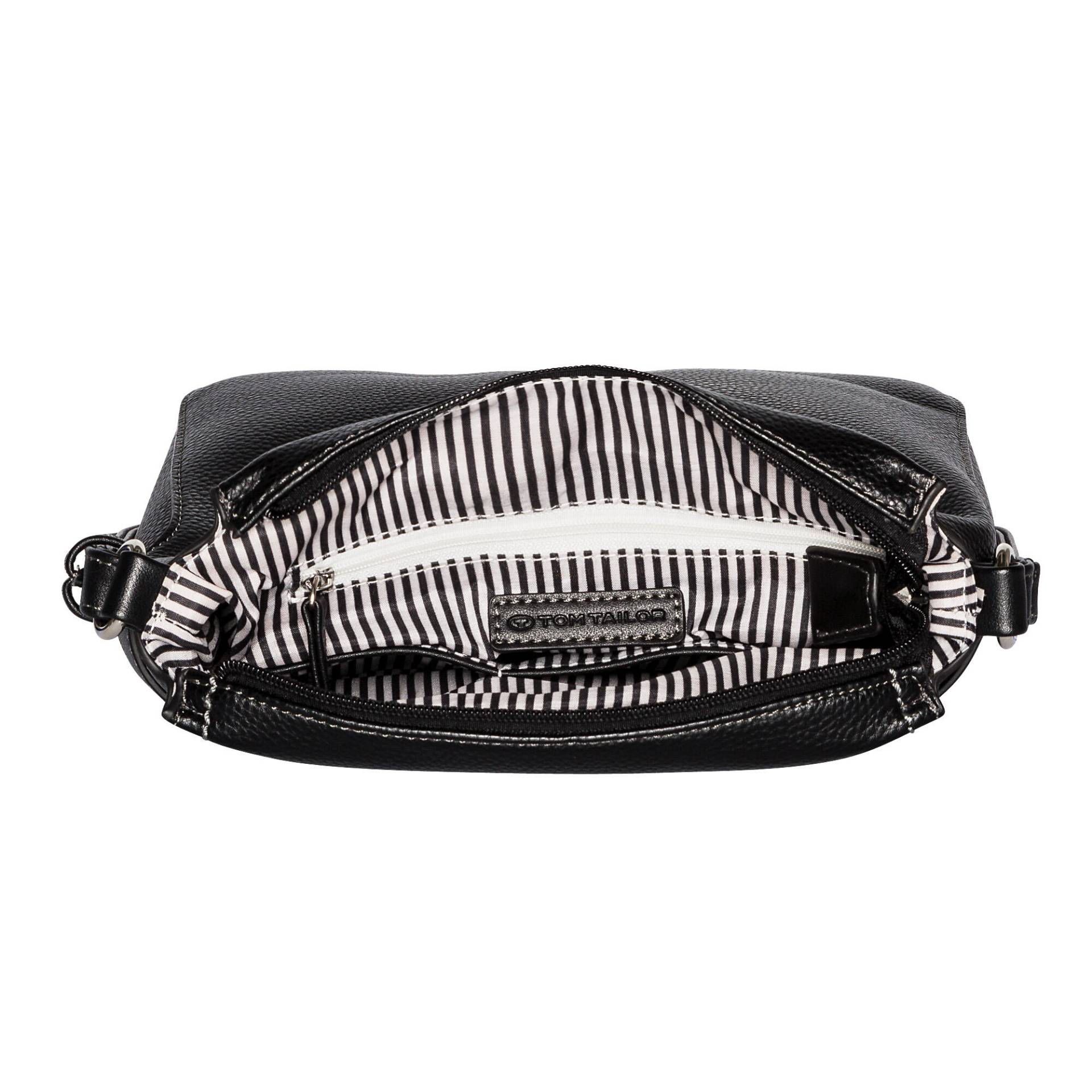 TOM TAILOR - LILLY, Cross bag M, black black von TOM TAILOR