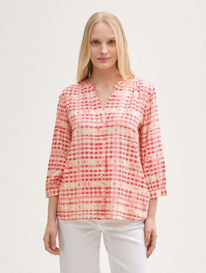 TOM TAILOR Langarmbluse Bluse mit Muster Bluse mit Muster von TOM TAILOR