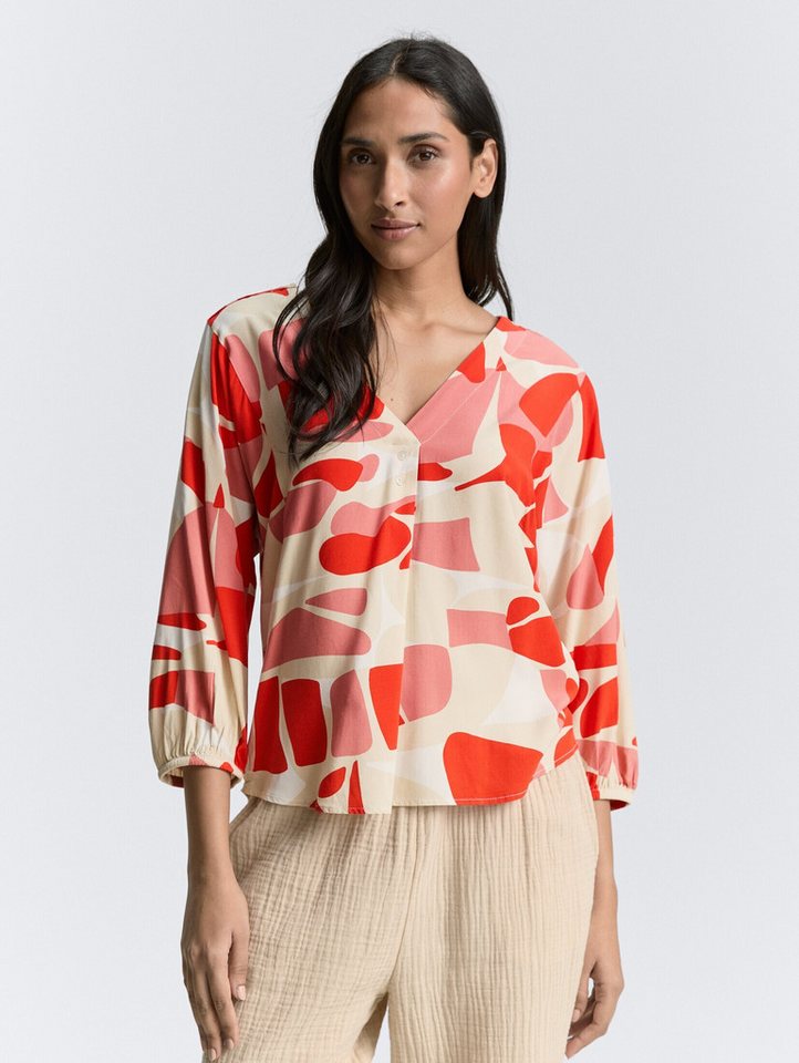 TOM TAILOR Langarmbluse Bluse mit Muster Bluse mit Muster von TOM TAILOR