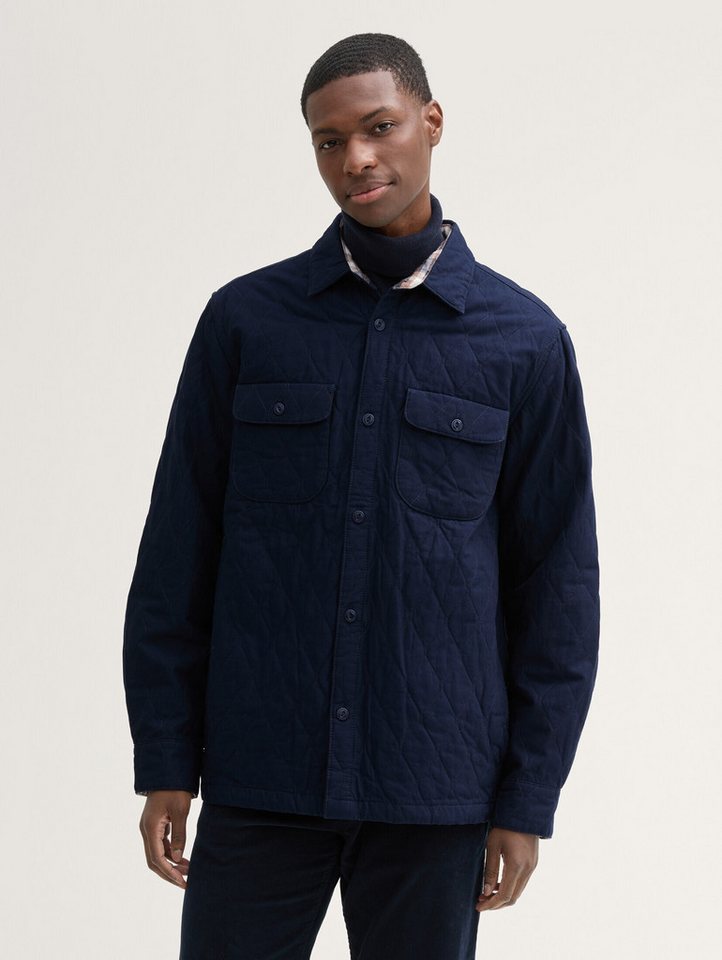 TOM TAILOR Langarmhemd Gestepptes Overshirt von TOM TAILOR