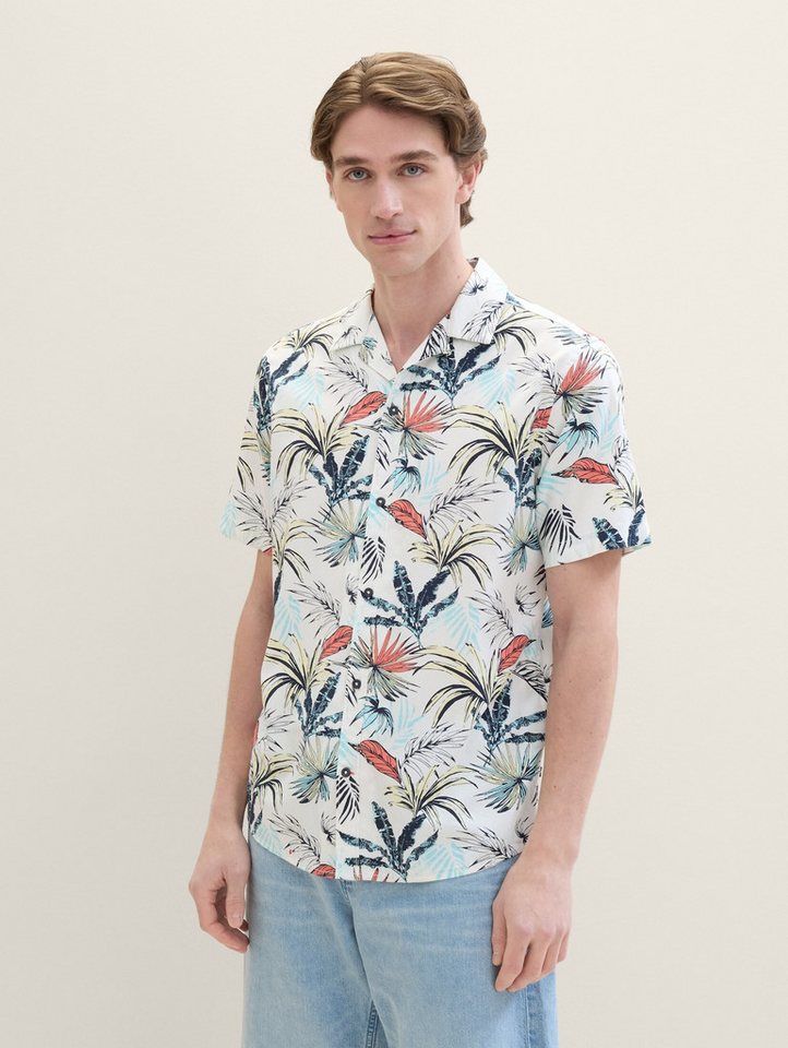 TOM TAILOR Kurzarmhemd Kurzarmhemd mit Allover Print von TOM TAILOR