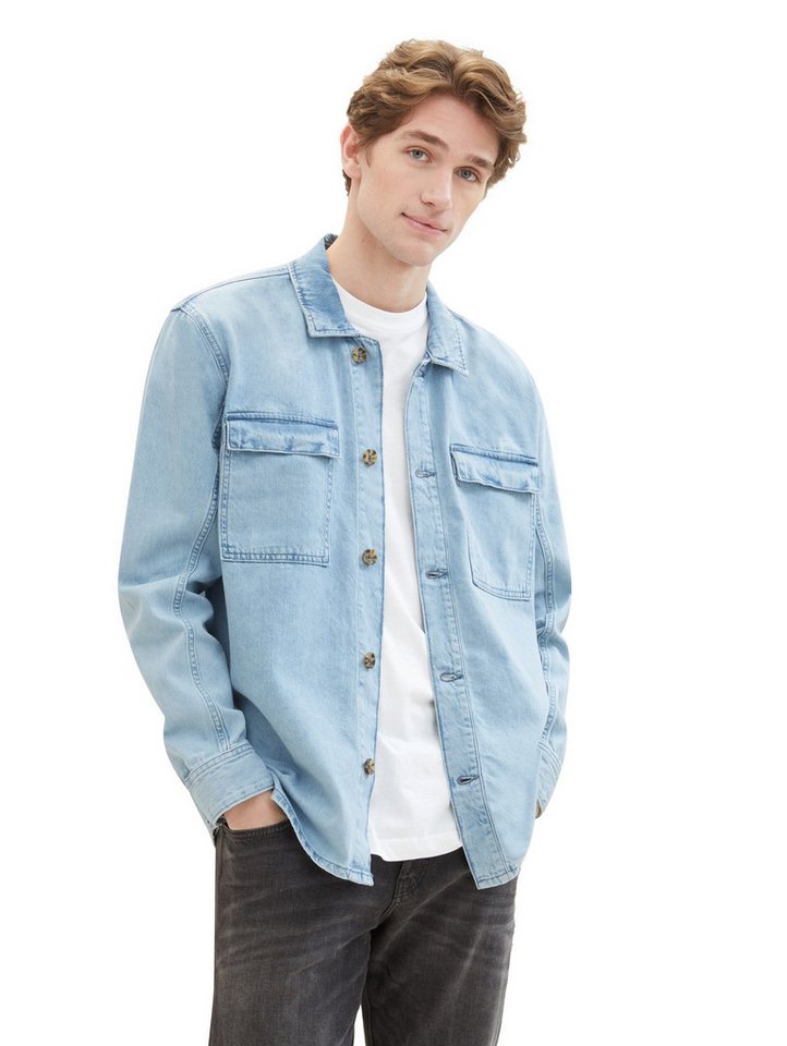 TOM TAILOR Langarmhemd mit Brustaschen von TOM TAILOR