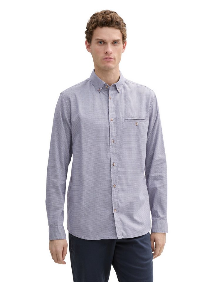 TOM TAILOR Langarmhemd mit Struktur von TOM TAILOR