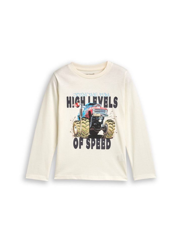 TOM TAILOR Langarmshirt T-Shirt Langarmshirt mit Fotoprint von TOM TAILOR