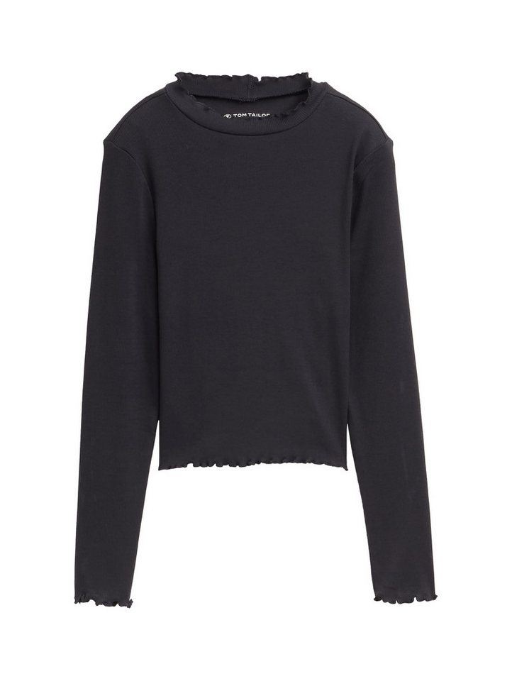 TOM TAILOR Langarmshirt mit Rippstruktur von TOM TAILOR