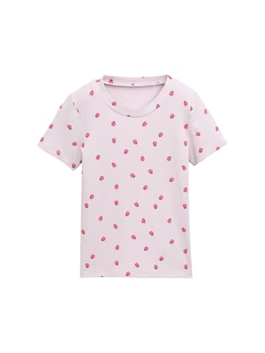 TOM TAILOR Langarmshirt mit Streifenmuster, Berry red Regular Stripe, XXXL von TOM TAILOR