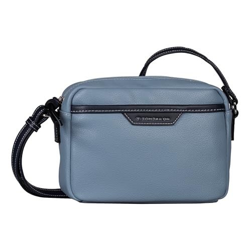 TOM TAILOR Leora Damen Umhängetasche Handtasche Mittelgroß Blau von TOM TAILOR