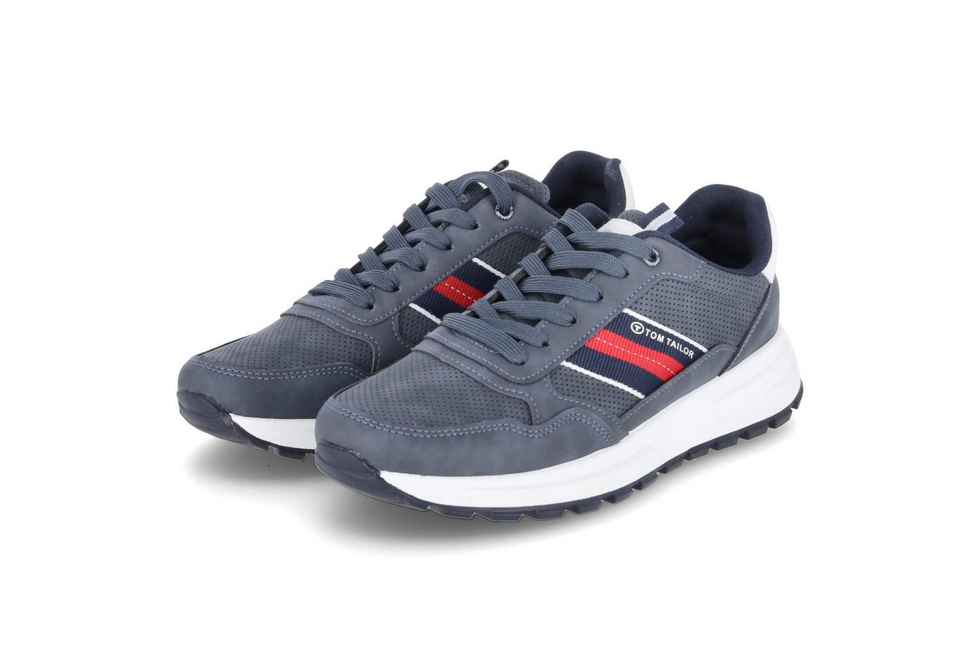 TOM TAILOR Tom Tailor 5380410006/00003 Herren Synthetik blau-kombi Schnürschuh von TOM TAILOR