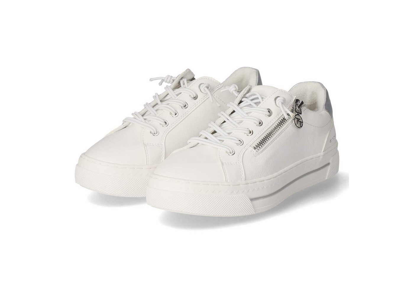 TOM TAILOR Tom Tailor - female - 9590360002/00002 - Synthetik - weiss Schnürschuh von TOM TAILOR