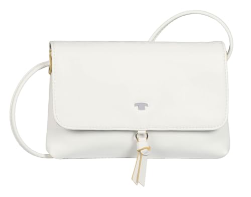 TOM TAILOR Luna Damen Überschlagtasche Umhängetasche Klein Weiß von TOM TAILOR